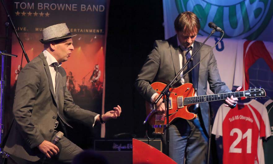 Gerrit Obermann von der Tom Browne Partyband