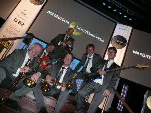 Tom Browne Partyband beim Deutscher Lichtdesign Preis Köln