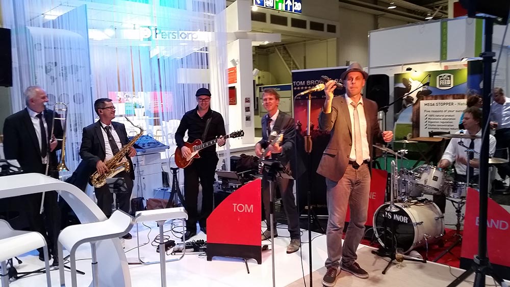 Partyband rockt Messeparty DSM Hannover